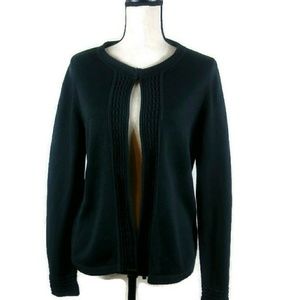 Jones New York Signature Black  Cardigan